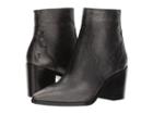 Frye Flynn Short Inside Zip (pewter Metallic Leather) Women's Boots