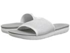 Fitflop Uberknit Slide Sandals (urban White/silver) Women's  Shoes