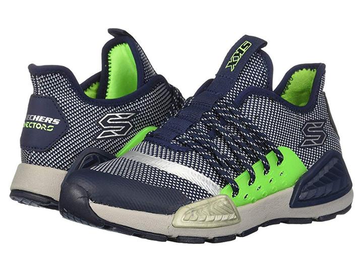 Skechers Kids Kinectors Megahertz 97673l (little Kid/big Kid) (navy/white) Boys Shoes