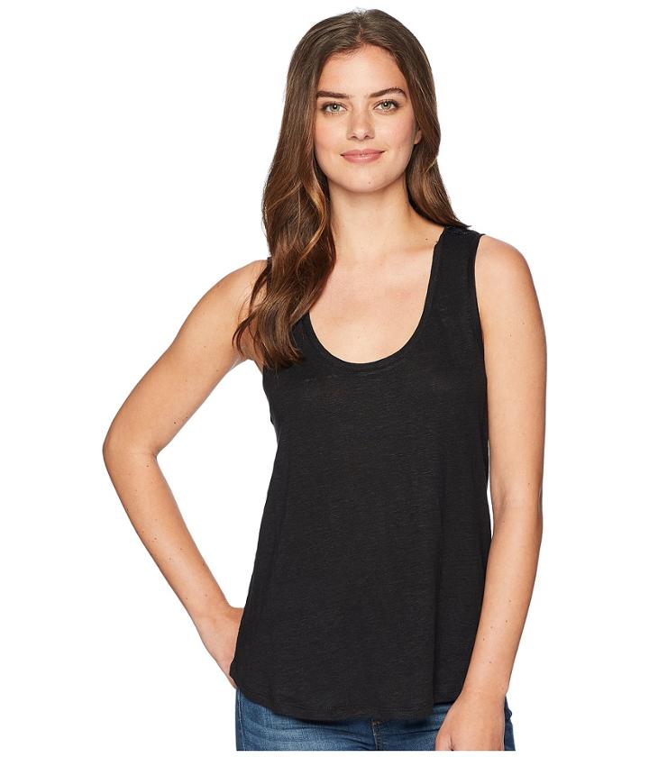 Paige Jessa Tank W/ Crochet (black) Women's Clothing