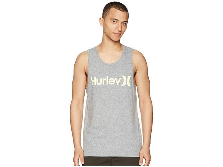 Hurley One Only Tank Top (grey Heather) Men's Sleeveless