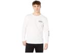O'neill The Goods Long Sleeve Screen Tee (white) Men's T Shirt
