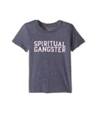 Spiritual Gangster Kids Sg Varsity Tee (toddler/little Kids) (blue Moon) Girl's T Shirt