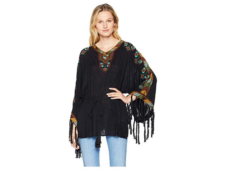 Double D Ranchwear Macedonia Top (black) Women's Clothing
