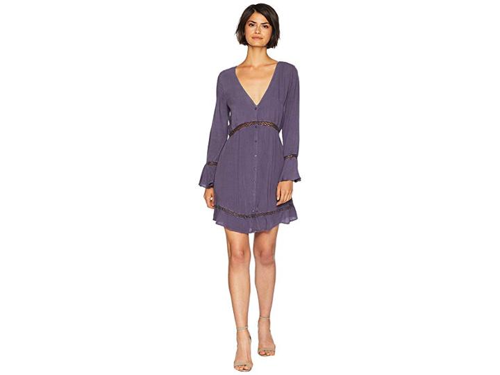 Amuse Society La Sirena Dress (faded Indigo) Women's Dress