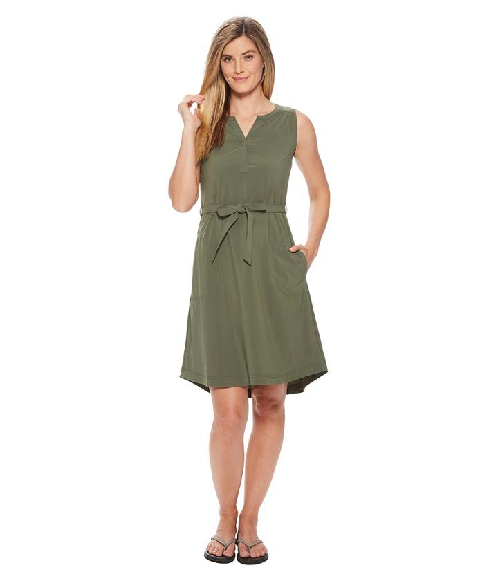 Royal Robbins Spotless Traveler Tank Dress (bayleaf) Women's Dress