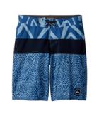 Quiksilver Kids Techtonics Beach Shorts (big Kids) (dusk Blue) Boy's Swimwear