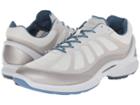 Ecco Sport Biom Fjuel Racer (silver Metallic/shark White/petrol) Men's Lace Up Casual Shoes