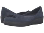 Fitflop Suede Tassel Superballerina (super Navy) Women's  Shoes