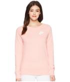 Nike Sportswear Gym Vintage Crew (bleached Coral/sail) Women's Clothing