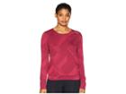 Brooks Array Long Sleeve Shirt (plum Eclipse Jacquard) Women's Long Sleeve Pullover