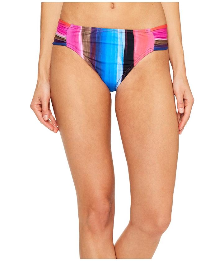 La Blanca Over The Horizon Side Shirred Hipster (multi) Women's Swimwear