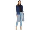 Nic+zoe Traveler Ombre Duster (bluestone) Women's Coat