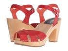 Swedish Hasbeens Suzanne (red) High Heels