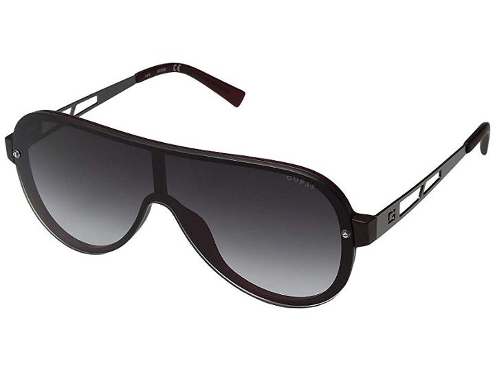 Guess Gf5028 (matte Bordeaux/gradient Smoke) Fashion Sunglasses