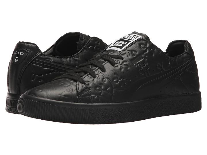 Puma Clyde Raw Sm (puma Black/puma Black) Men's Shoes