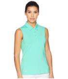 Adidas Golf Ultimate Sleeveless Polo (hi-res Green) Women's Sleeveless