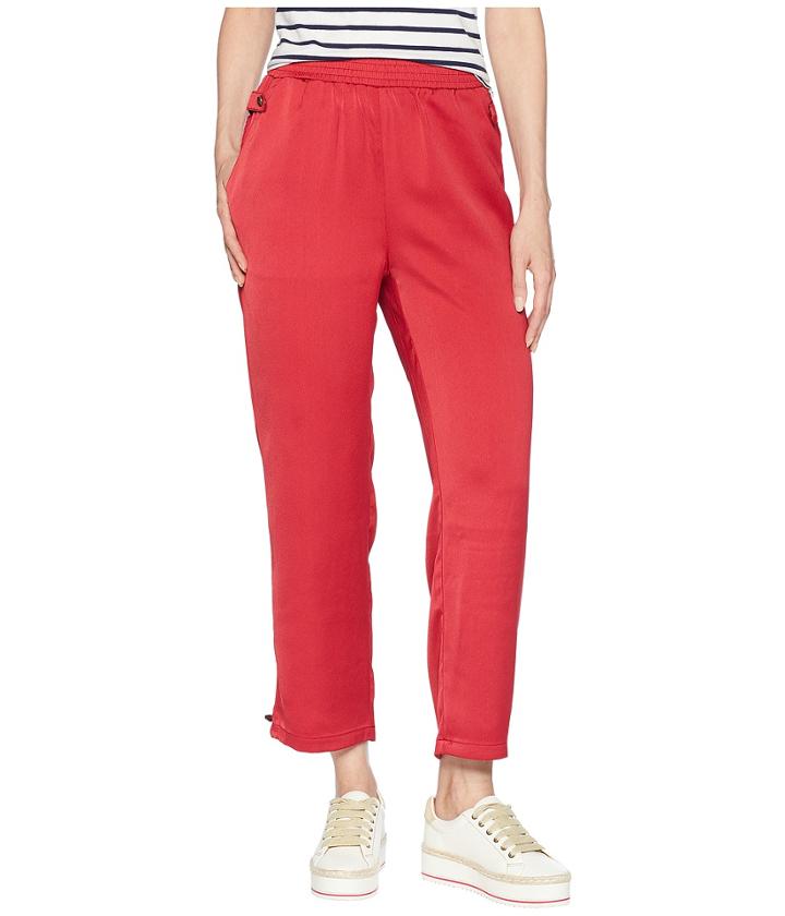 Romeo & Juliet Couture Front Tie Pants (chilli Pepper) Women's Dress Pants