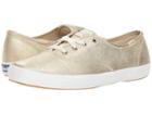 Keds Champion Matte Brushed Metallic (platinum) Women's Lace Up Casual Shoes