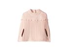 Janie And Jack Ruffle Sweater Cape (toddler/little Kids/big Kids) (blush Pink) Girl's Sweater