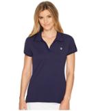 Eleven By Venus Williams Pique Collection Mentor Polo (admiral) Women's Short Sleeve Pullover