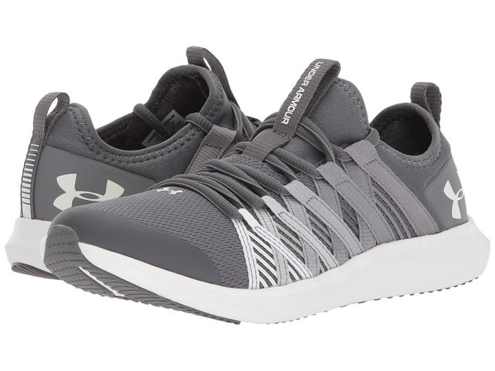 Under Armour Kids Ua Ggs Infinity (big Kid) (graphite/zinc Gray/white) Girls Shoes
