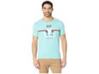 Nautica Short Sleeve Surf City Tee (poolside Aqua) Men's T Shirt
