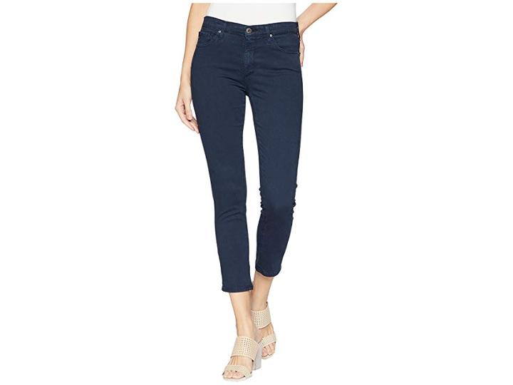 Ag Adriano Goldschmied Prima Crop In Sulfur Dark Cove (sulfur Dark Cove) Women's Jeans