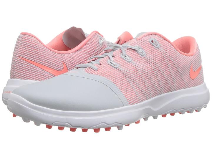 Nike Golf Lunar Empress 2 (pure Platinum/light Atomic Pink/white) Women's Golf Shoes
