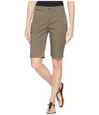 Lauren Ralph Lauren Stretch Cotton Chino Shorts (sage Moss) Women's Shorts