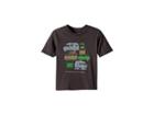 The North Face Kids Short Sleeve Graphic Tee (little Kids/big Kids) (graphite Grey/classic Green (prior Season)) Boy's Clothing