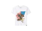 Rip Curl Kids American Premium Tee (big Kids) (white) Boy's T Shirt