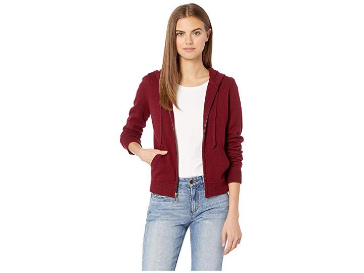 Juicy Couture Juicy Pull Jacket (burgundy Wine) Women's Clothing
