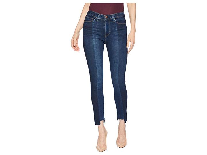 Hudson Barbara High-waist Crop Step Hem Skinny Jeans In Lost (lost) Women's Jeans
