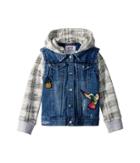 Appaman Kids Convertible Jean Jacket (toddler/little Kids/big Kids) (medium Blue Wash) Girl's Jacket