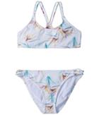 O'neill Kids Paradise Bralette (big Kids) (white) Girl's Swimwear Sets