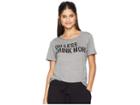 Chaser Tri-blend Short Sleeve Crew (streaky Grey) Women's T Shirt