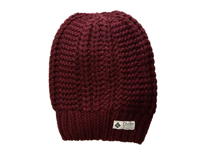 Columbia Hideaway Haventm Slouchy Beanie (rich Wine) Beanies
