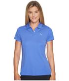 Puma Golf Pounce Polo (baja Blue) Women's Short Sleeve Pullover