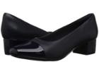 Clarks Chartli Diva (navy Leather/synthetic Combination) Women's  Shoes