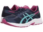 Asics Gel-contend 4 (peacoat/porcelain Blue/fuchsia Red) Women's Running Shoes