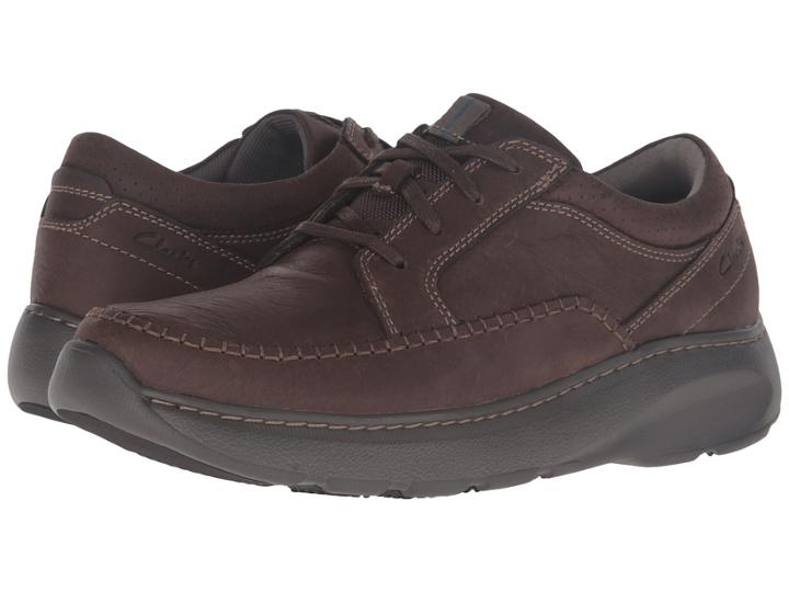 Clarks Charton Vibe (brown Nubuck) Men's Lace Up Casual Shoes