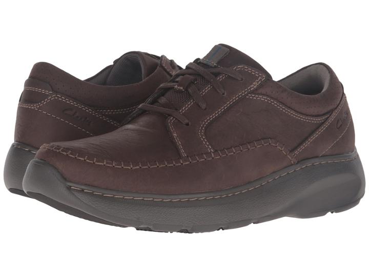 Clarks Charton Vibe (brown Nubuck) Men's Lace Up Casual Shoes