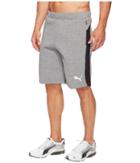 Puma Evostripe Spaceknit Shorts (medium Gray Heather) Men's Shorts
