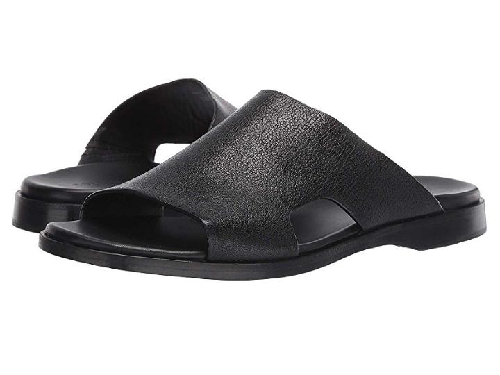 Cole Haan Goldwyn Slide Sandal (black Tumble) Men's Shoes