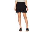 1.state Ruffled Edge Mini Skirt (rich Black) Women's Skirt