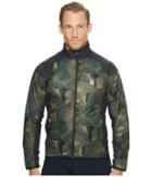 Spyder Glissade Full Zip Insulator Jacket (guard Camo Print/black/black) Men's Coat