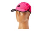 Adidas Adizero Ii Cap (shock Pink/dark Grey Heather/black) Caps