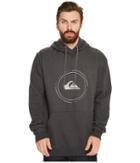 Quiksilver Big Logo Popover Hoodie (dark Grey Heather) Men's Sweatshirt