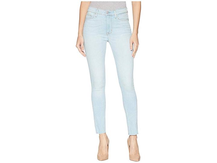 Hudson Barbara High-waist Ankle Raw Hem Super Skinny In In Love (in Love) Women's Jeans